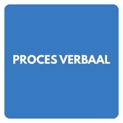 Proces verbaal ontvangen
