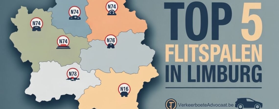 De vijf flitspalen in Limburg waar je extra alert moet zijn