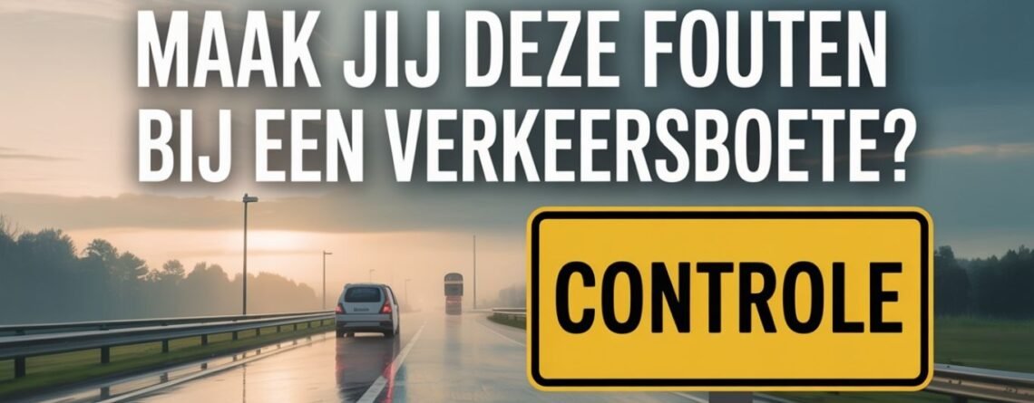 Top 5 fouten bij het aanvechten van een verkeersboete in België
